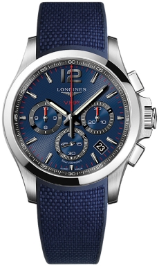 Часы Longines Conquest Chronograph L3.717.4.96.9